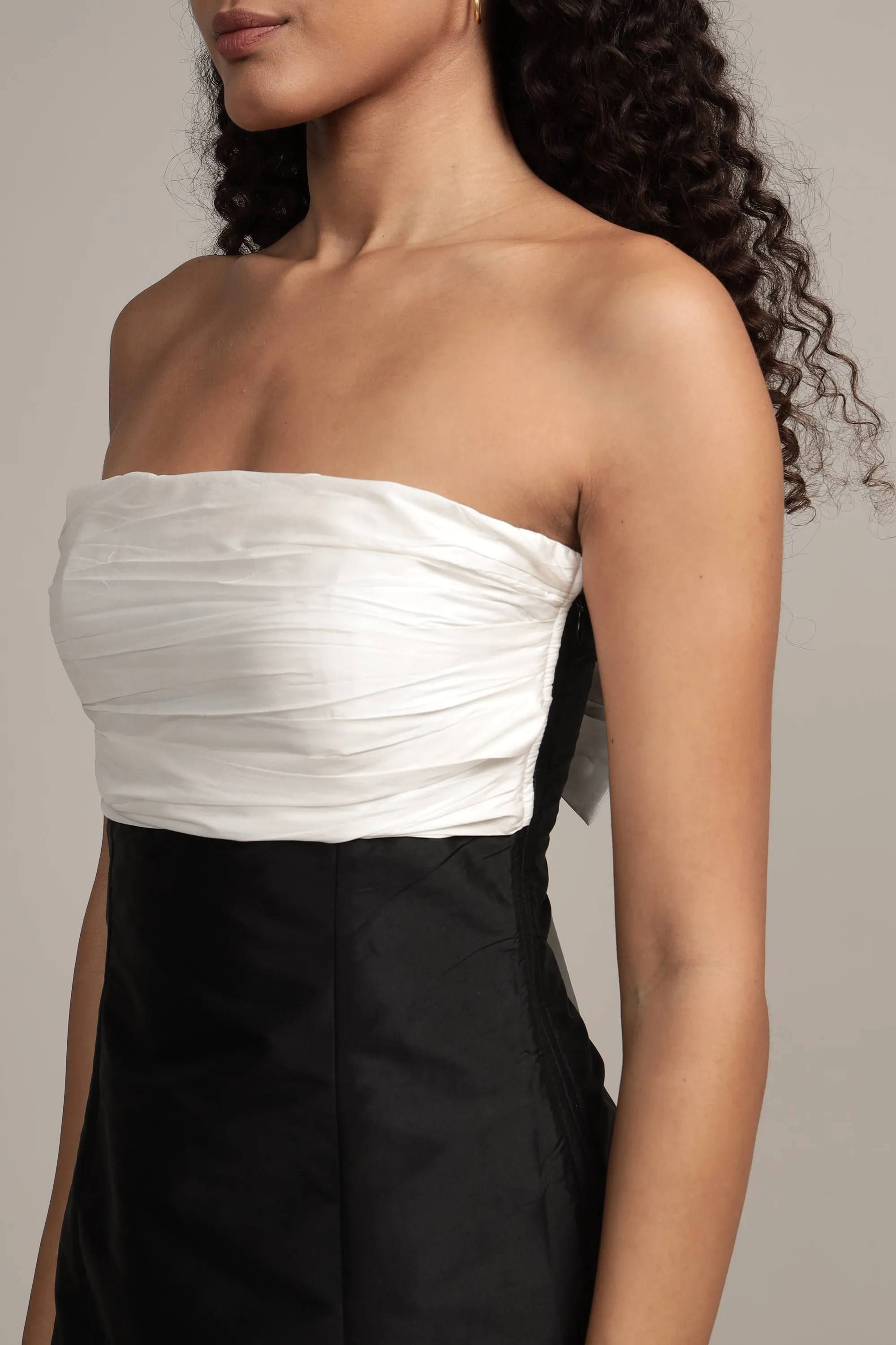 Lexy Mini Dress in Black and White
