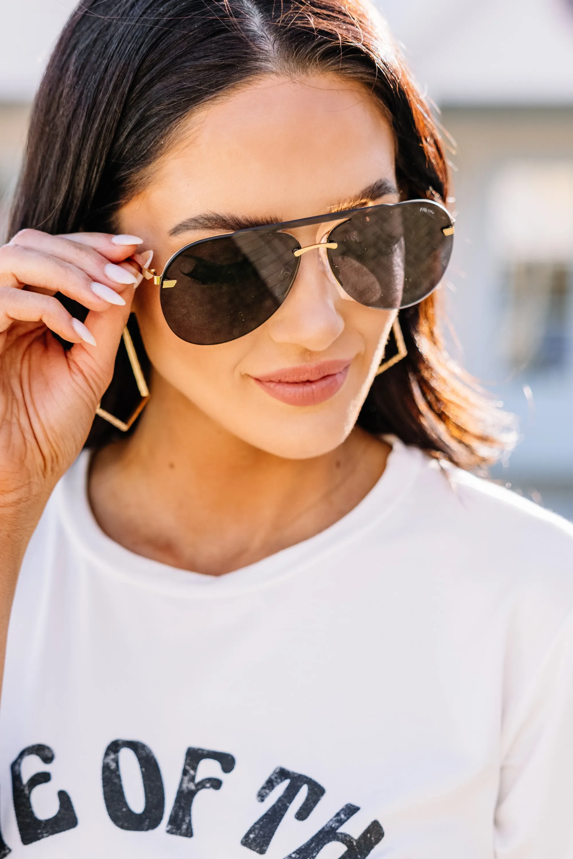 Living The Life Black Sunglasses