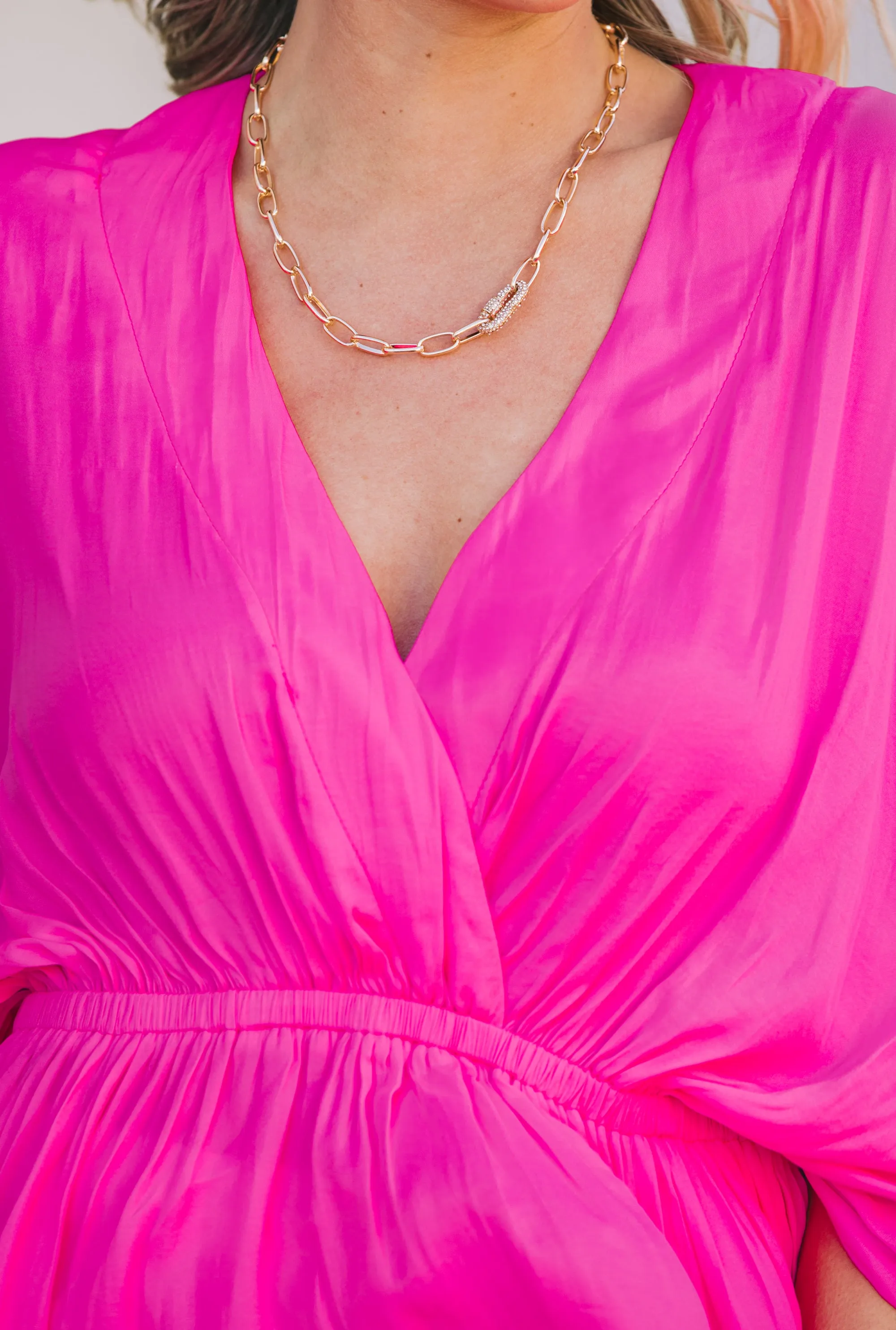 Looking For Excitement Gold Chain Necklace