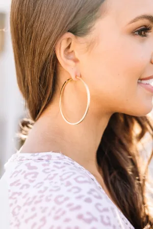 Loop You In Gold Hoop Earrings
