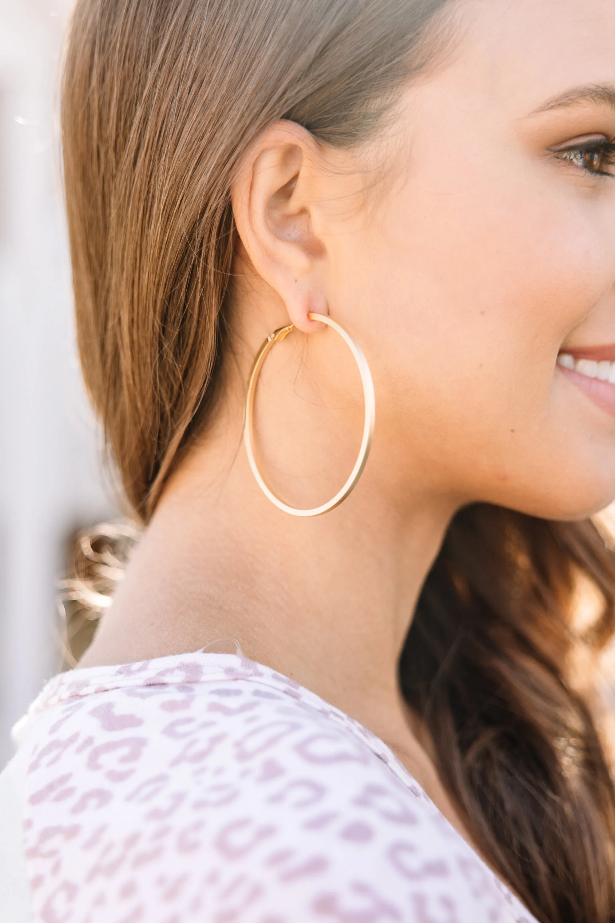 Loop You In Gold Hoop Earrings