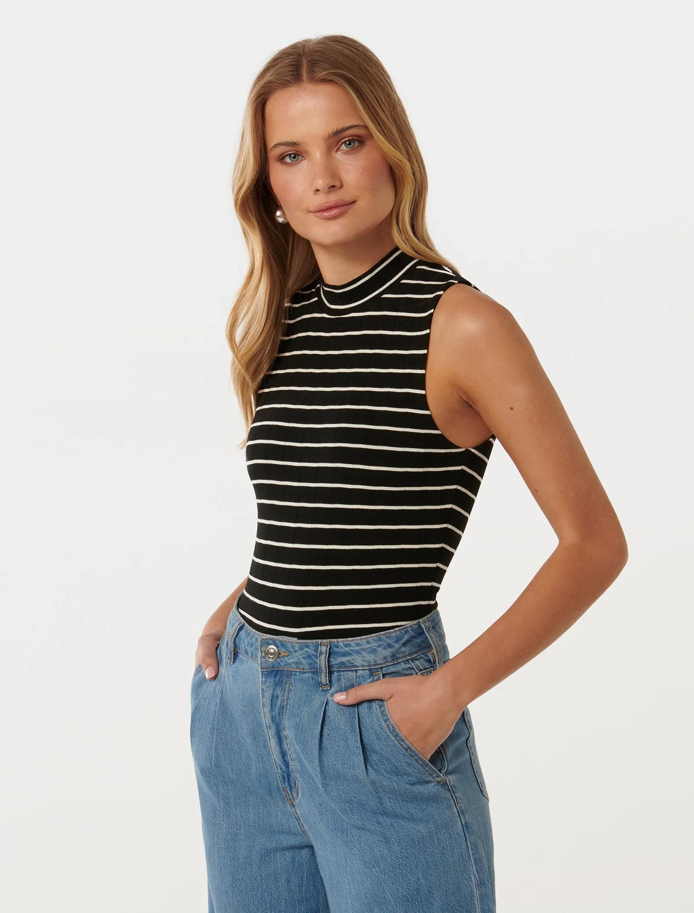 Madeline Mock Neck Top