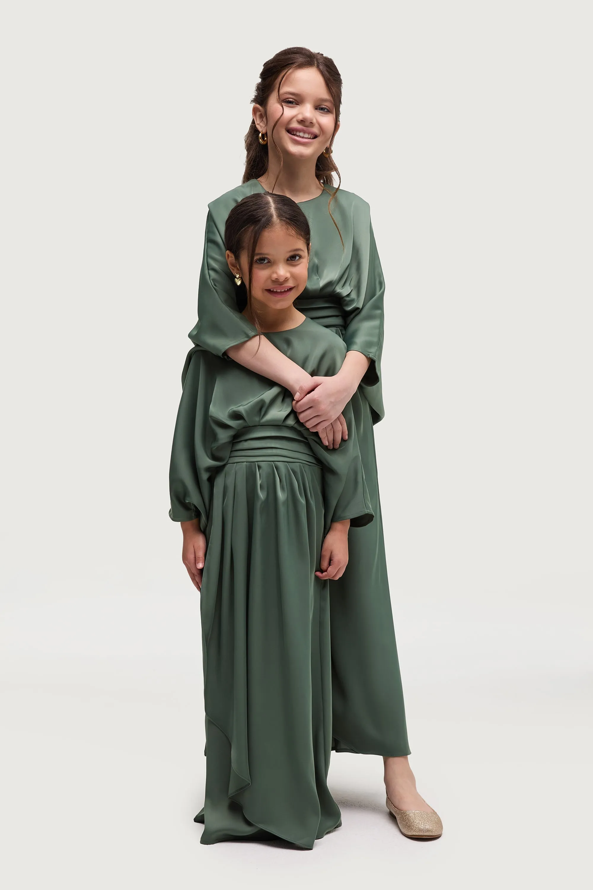 Maleeka Dress - Sage (Girls)