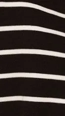 Milano Button Up Jumper - Black/White Stripe