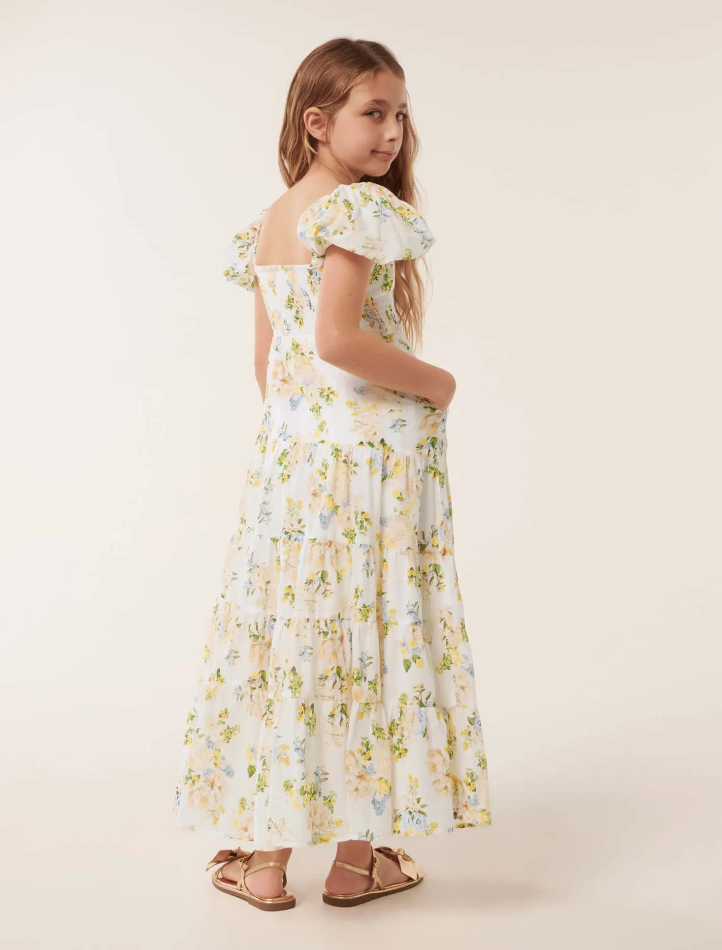 Millie Maxi Slv Teen Dress