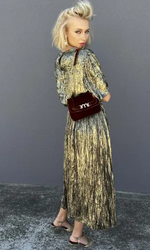 Momoni Mimi Flore Bag - Smooth Velvet Rust