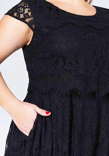 Monica Midi Dress - Plus