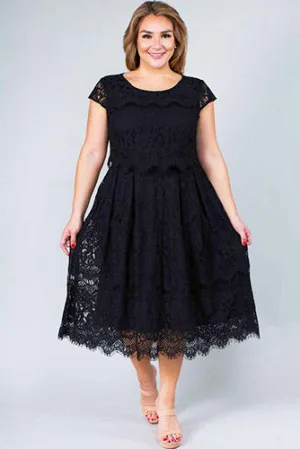 Monica Midi Dress - Plus