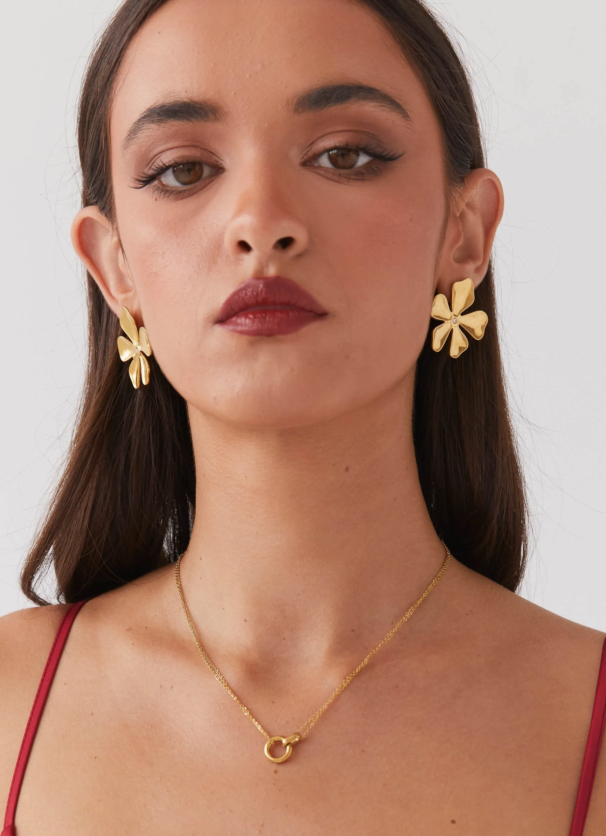 Nya Hoop Necklace - Gold