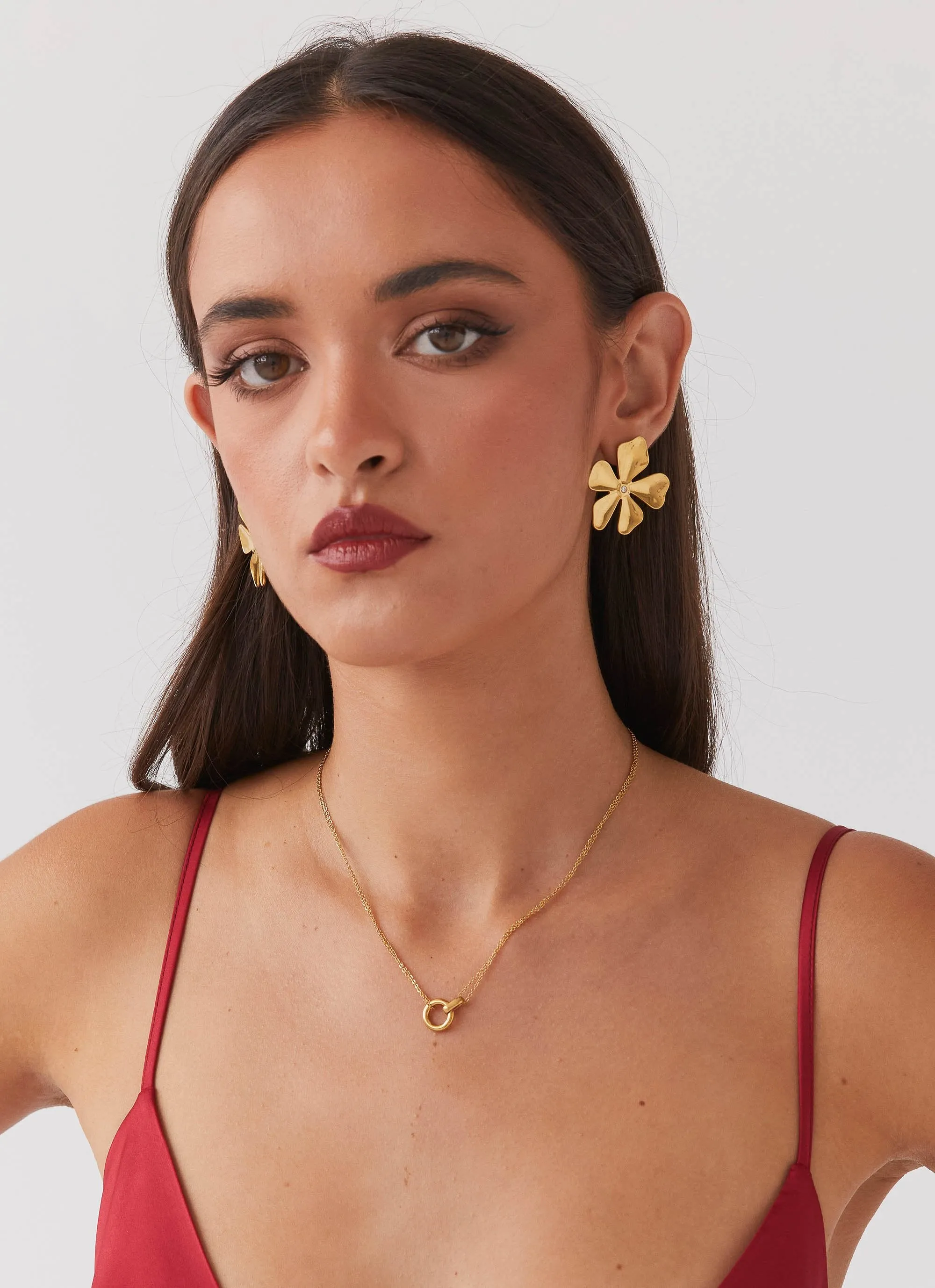 Nya Hoop Necklace - Gold