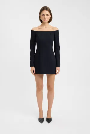 Oyster Long Sleeve Mini Dress
