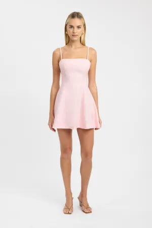 Palm Panel Mini Dress