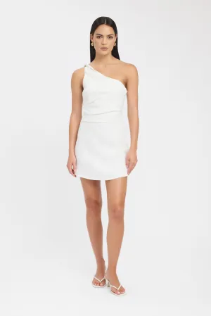 Palm Twist Mini Dress
