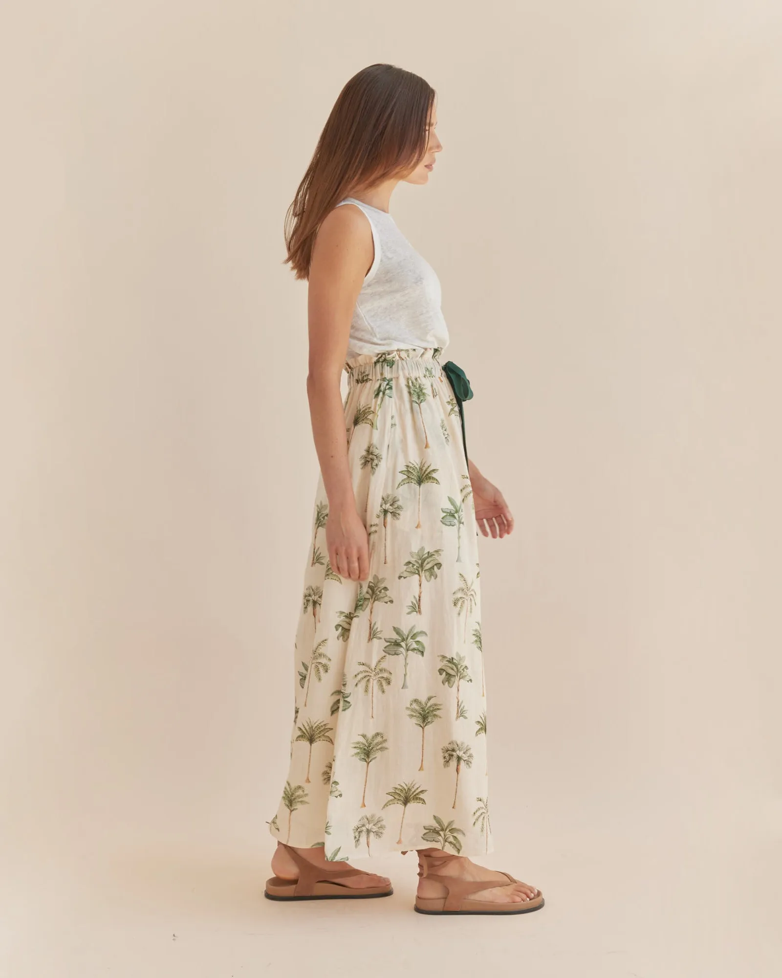 Palma Elasticated Maxi Skirt