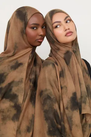 Printed Modal Hijab - Sandstorm