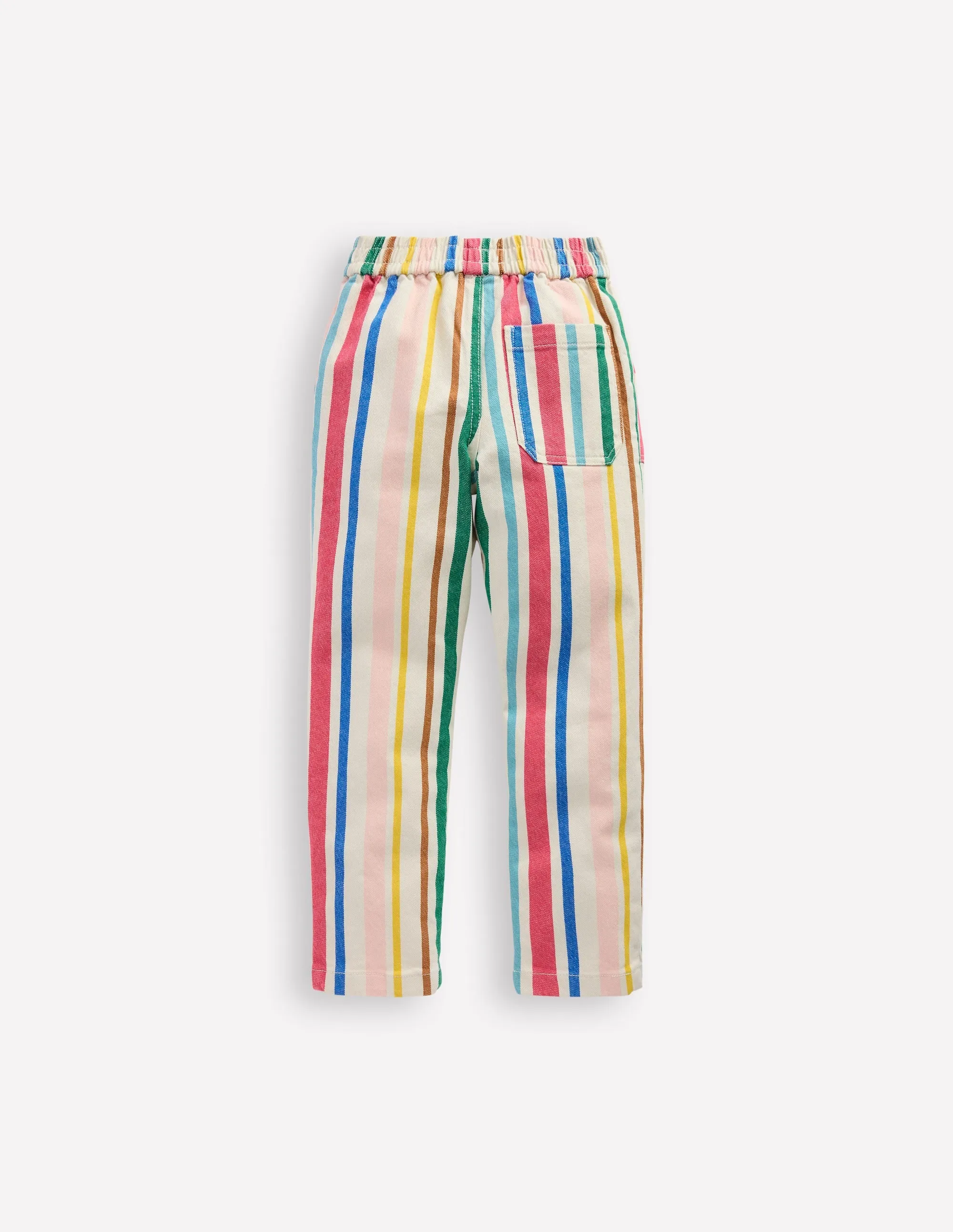 Pull-On Trouser-Rainbow Stripe