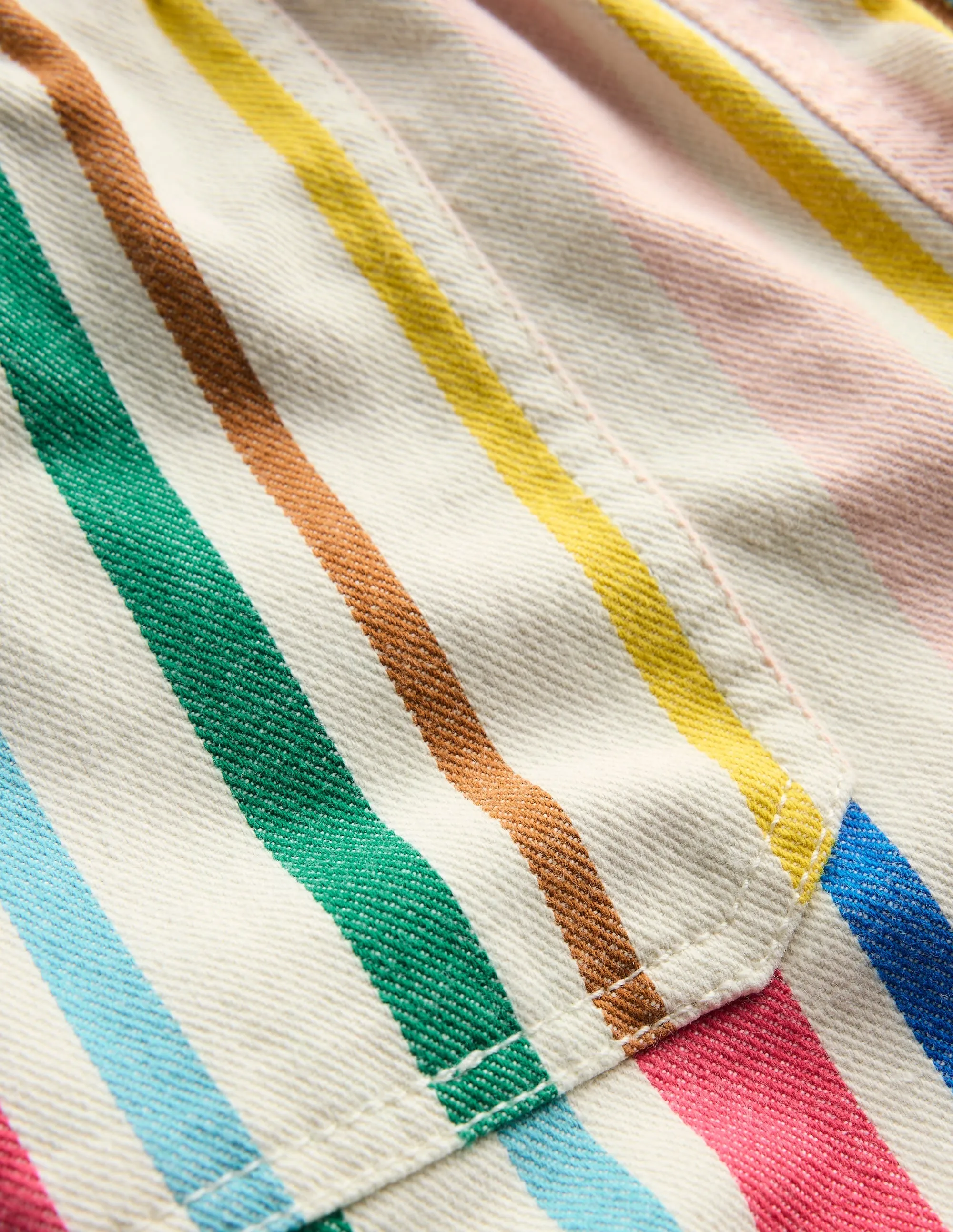 Pull-On Trouser-Rainbow Stripe