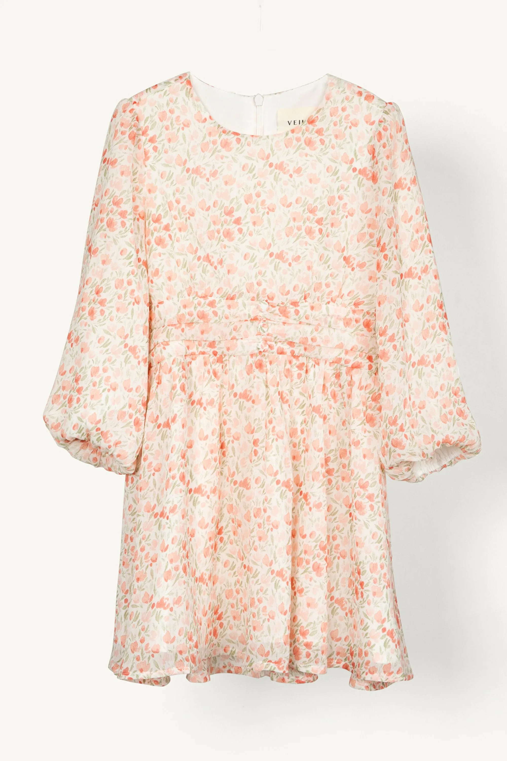 Randa Rouched Dress - Rose Floral (Girls)