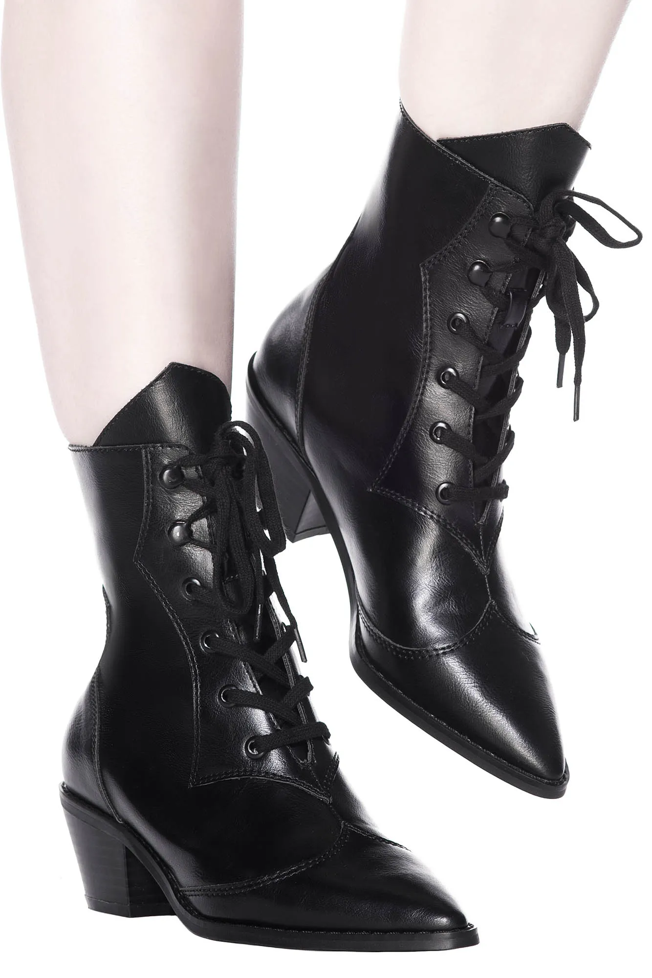Raven Pointed-Toe Bootie