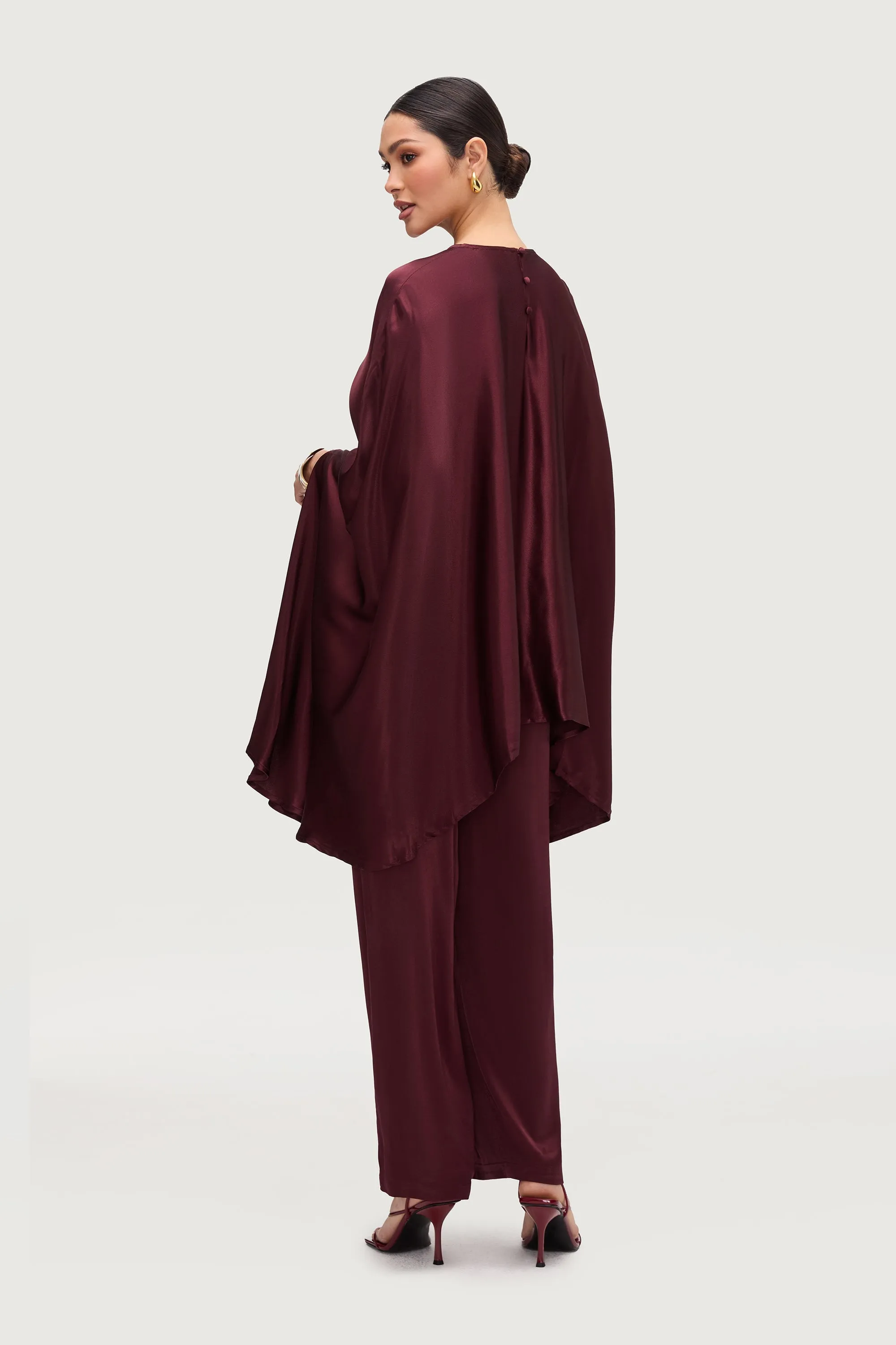 Razan Silk Inner Tie Top - Karaz