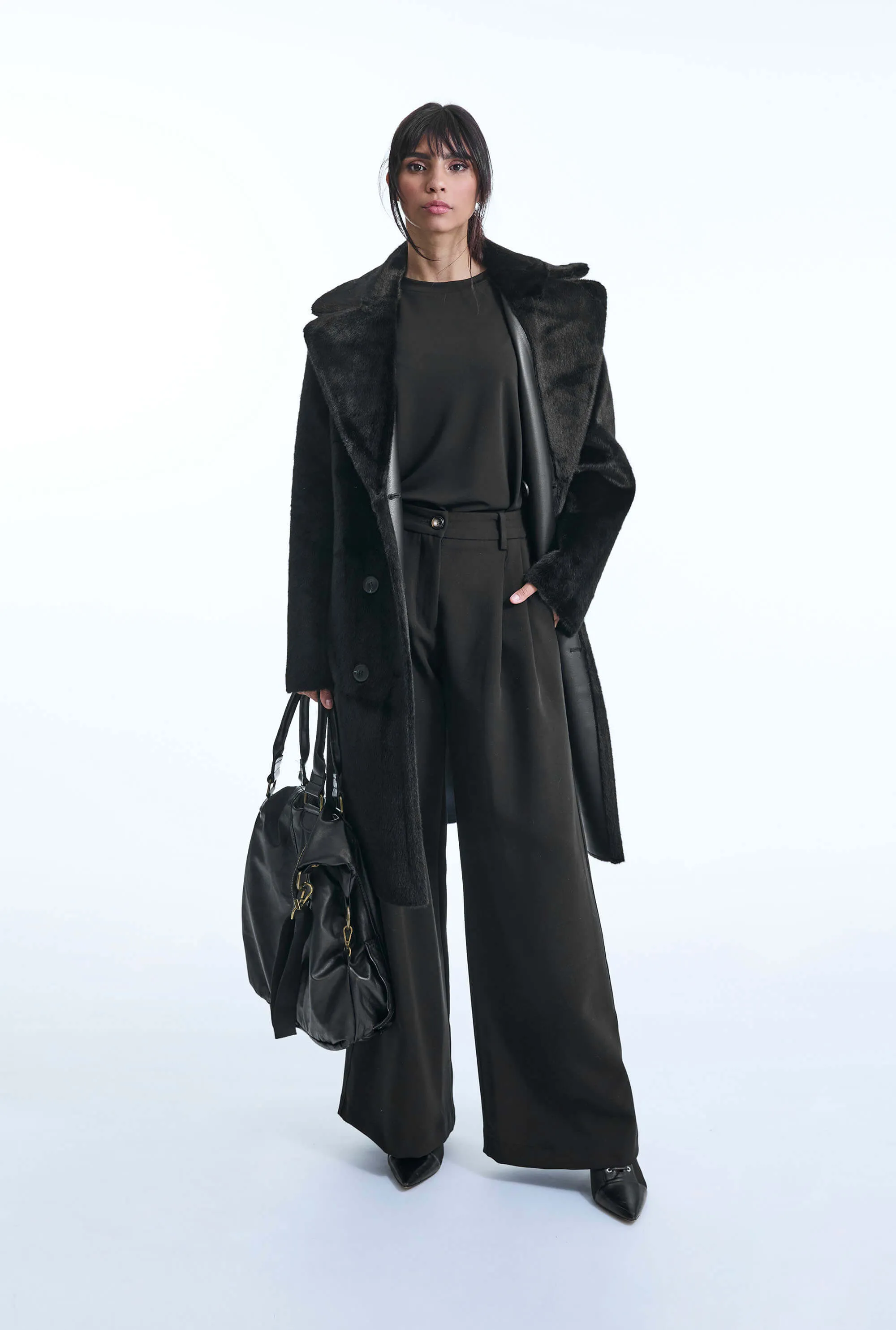 Reversible Black Coat