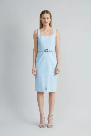 Scallop Melange Dress