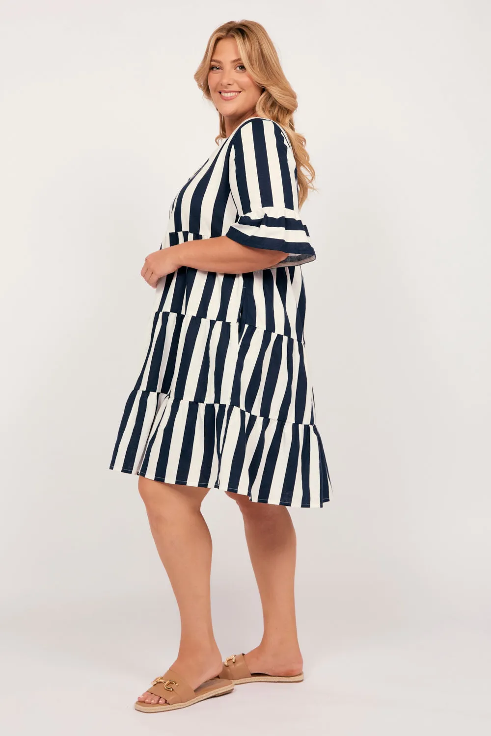Scout Tiered Dress in Voyager