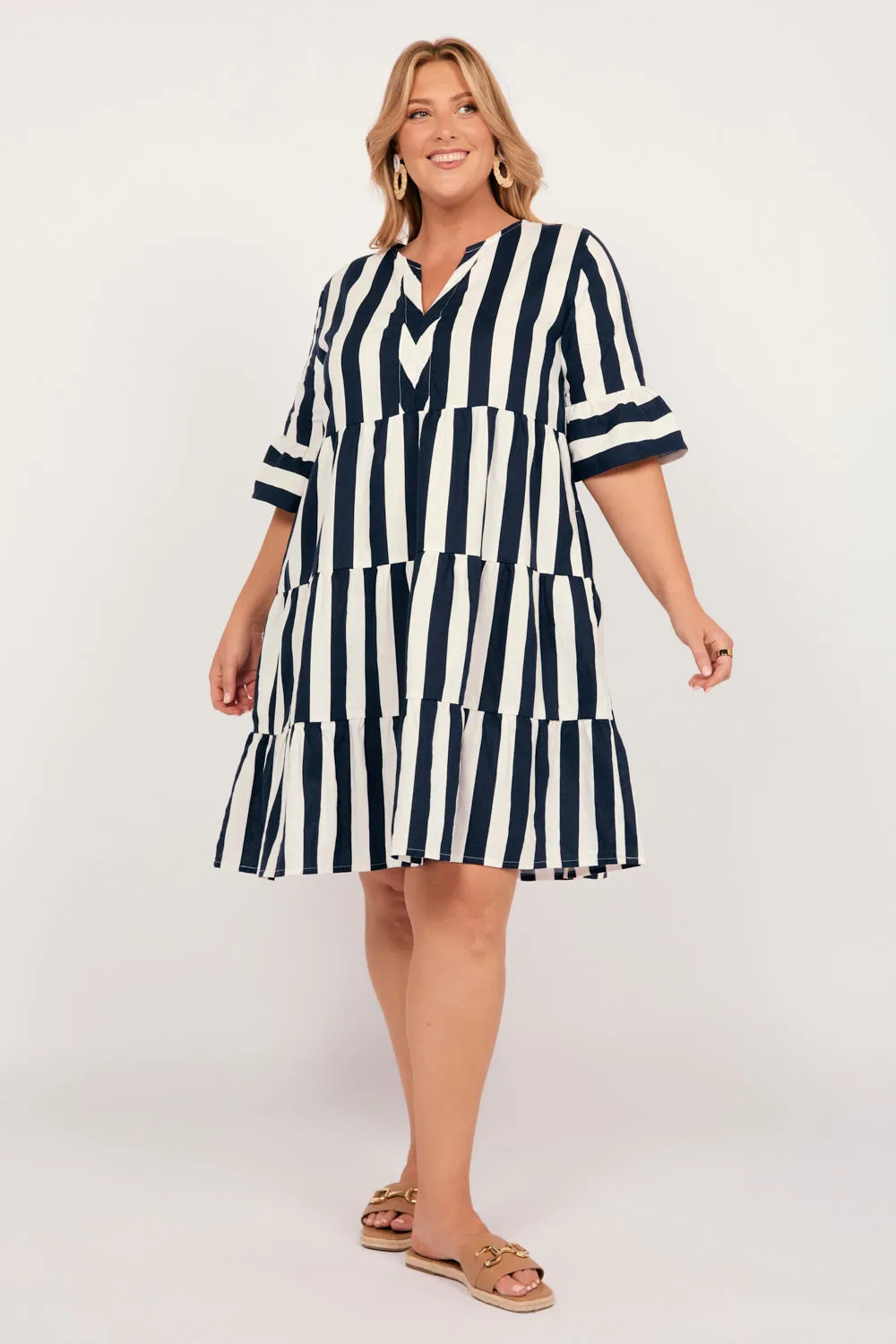 Scout Tiered Dress in Voyager