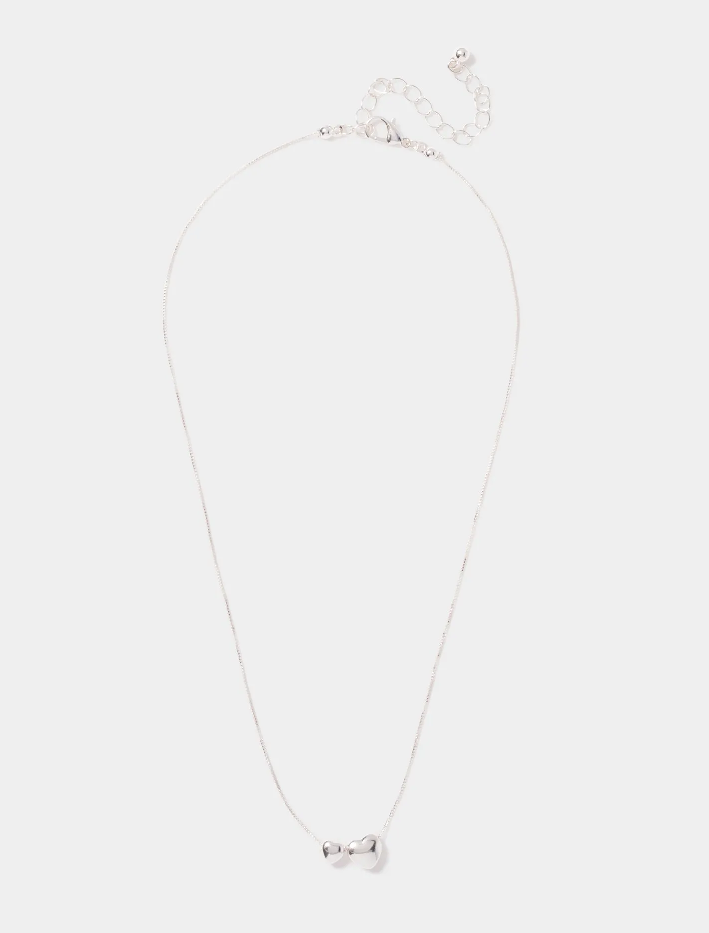 Serena Twin Heart Necklace