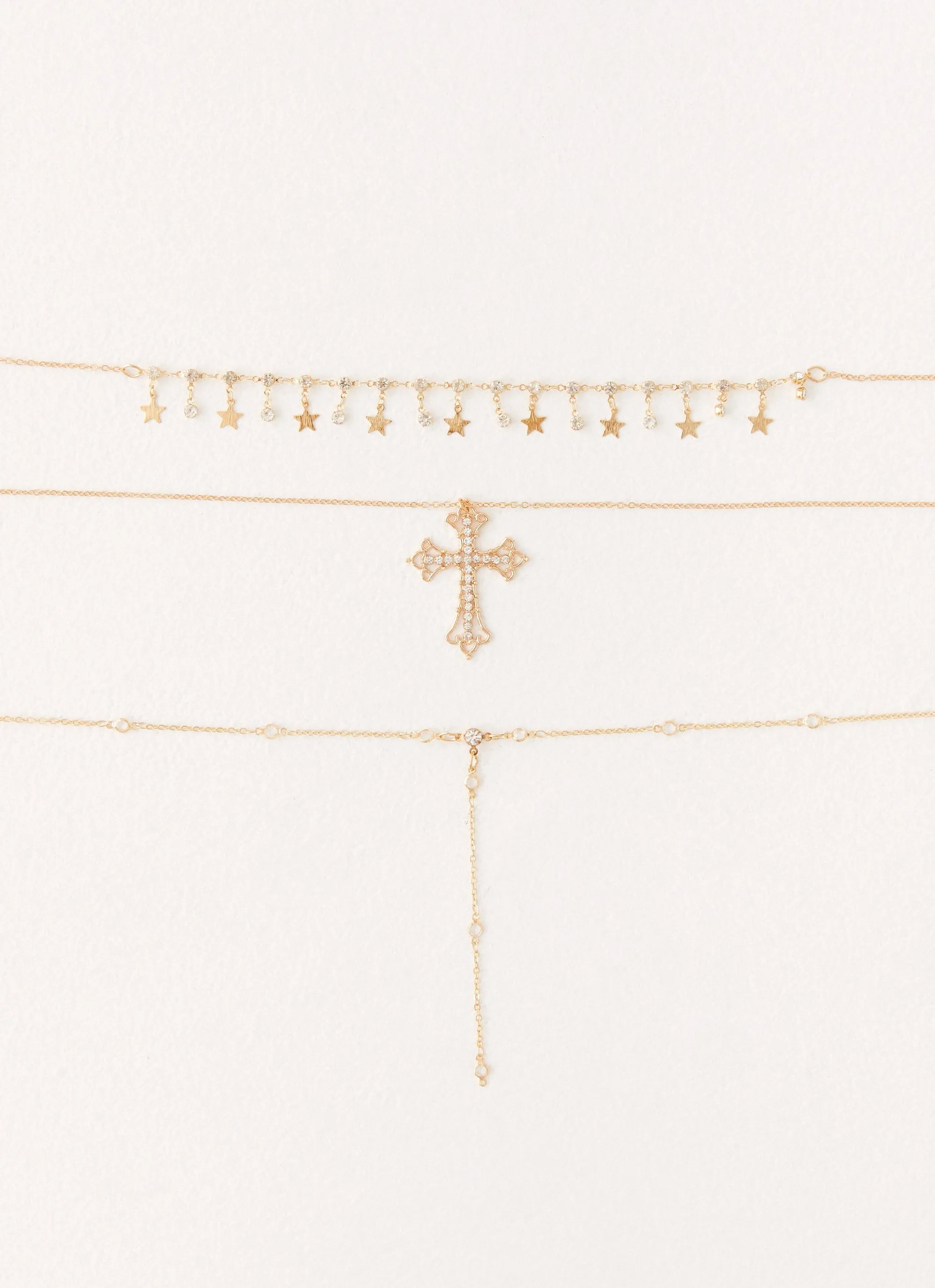 Sinner Multi Necklace - Gold