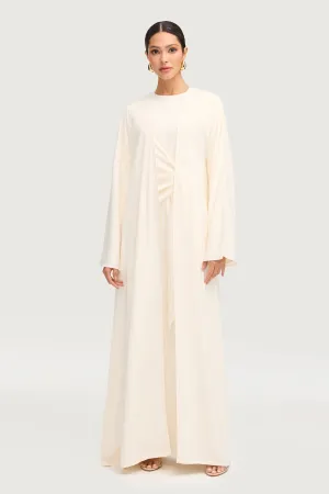 Sofia Open Abaya - Off White