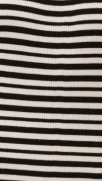 Stripe Ria Top - Black / White