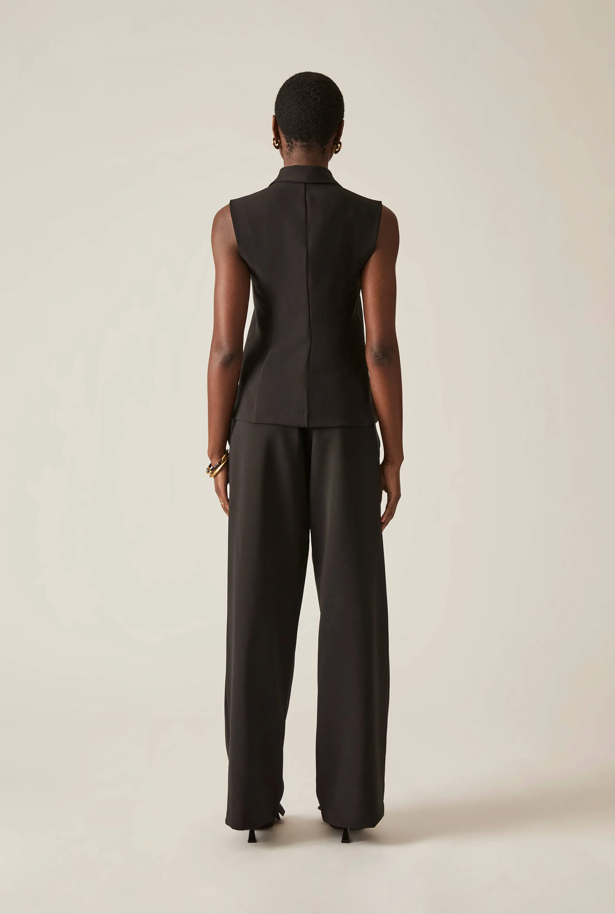 Suit Black Vest