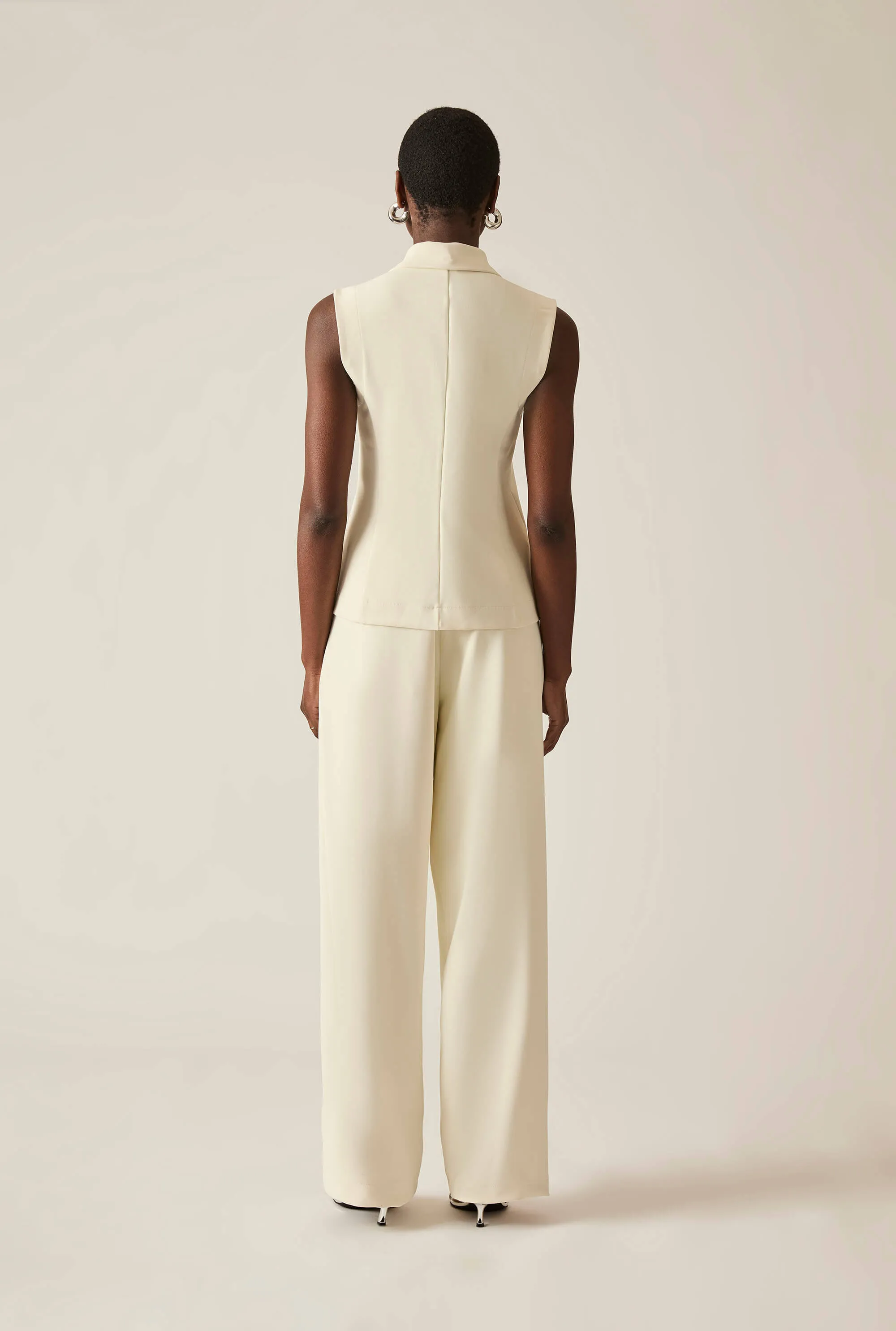 Suit Cream Vest