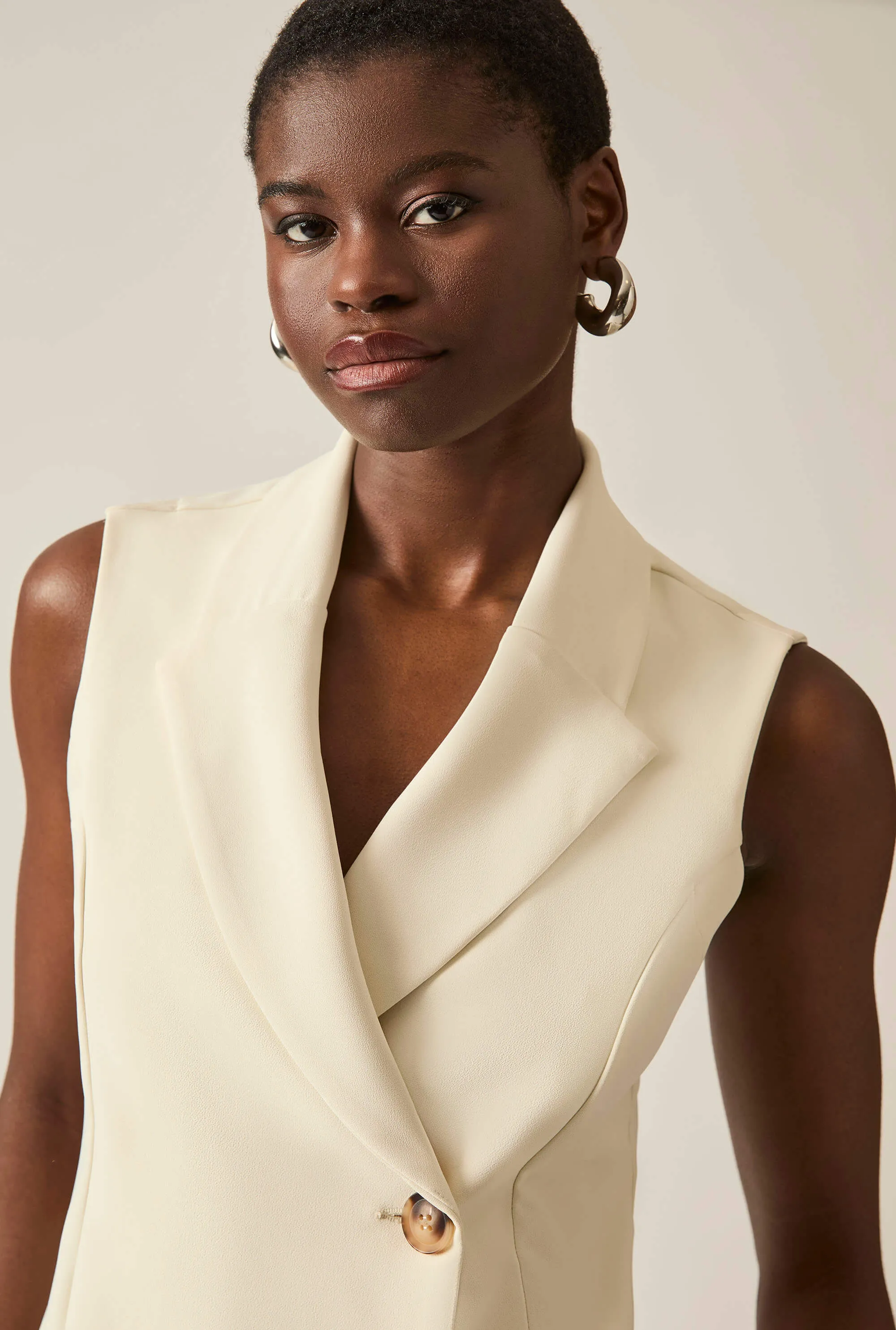 Suit Cream Vest