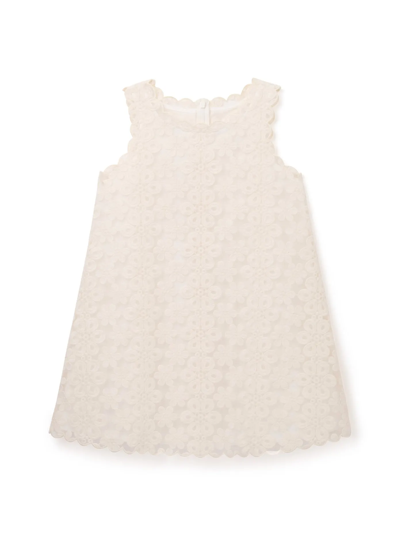 Talia Lace Scallop Teen Shift Dress