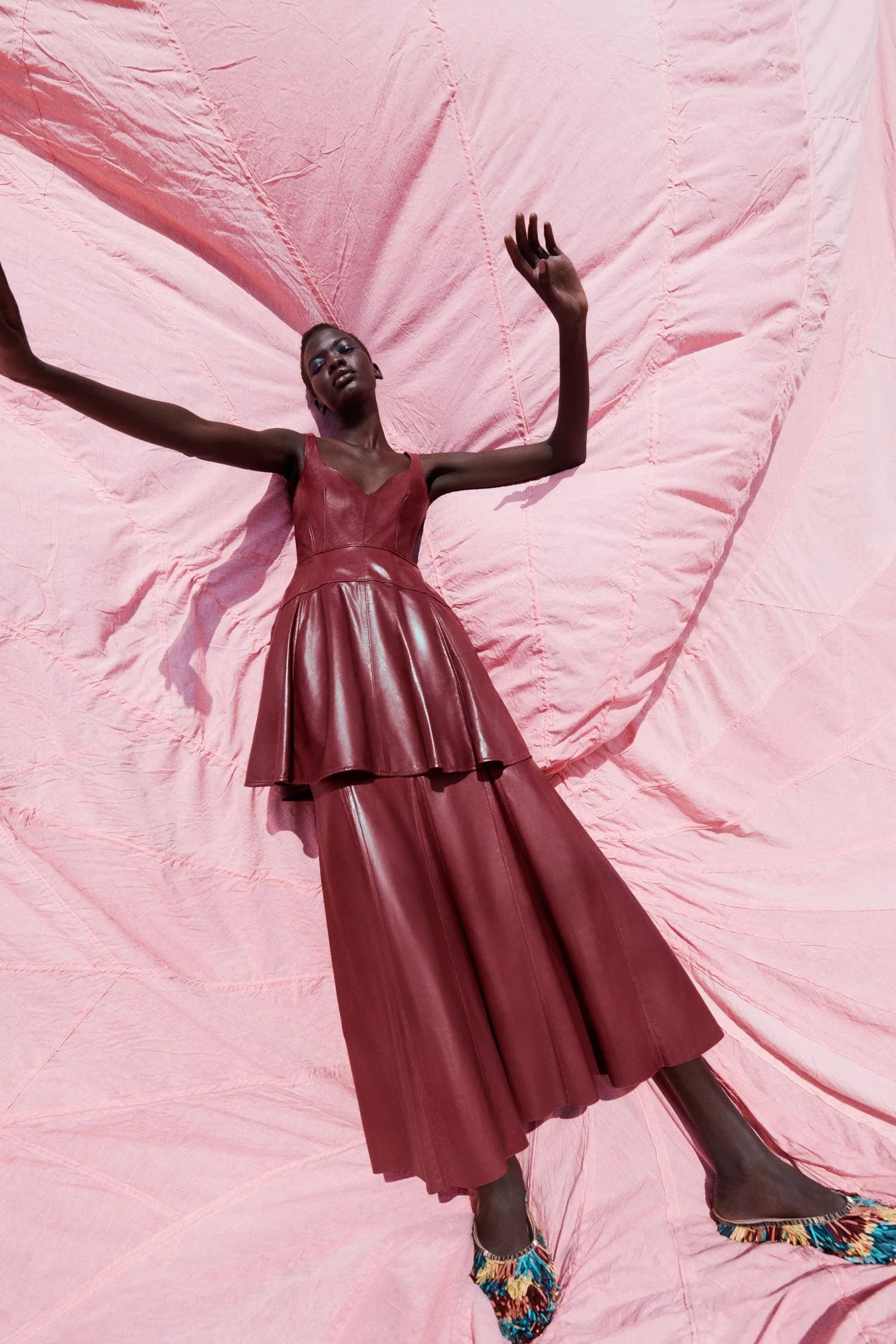Thais Dress - Garnet