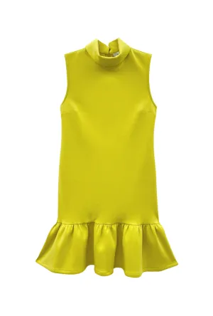 The Birdie Dress - Chartreuse