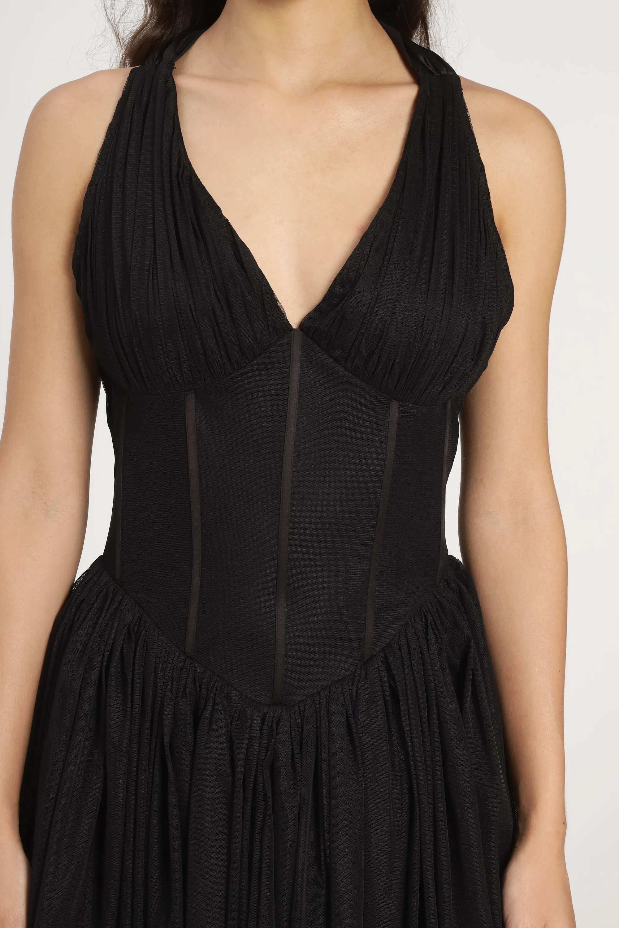 Therma Mini Dress in Black