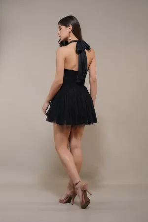 Therma Mini Dress in Black