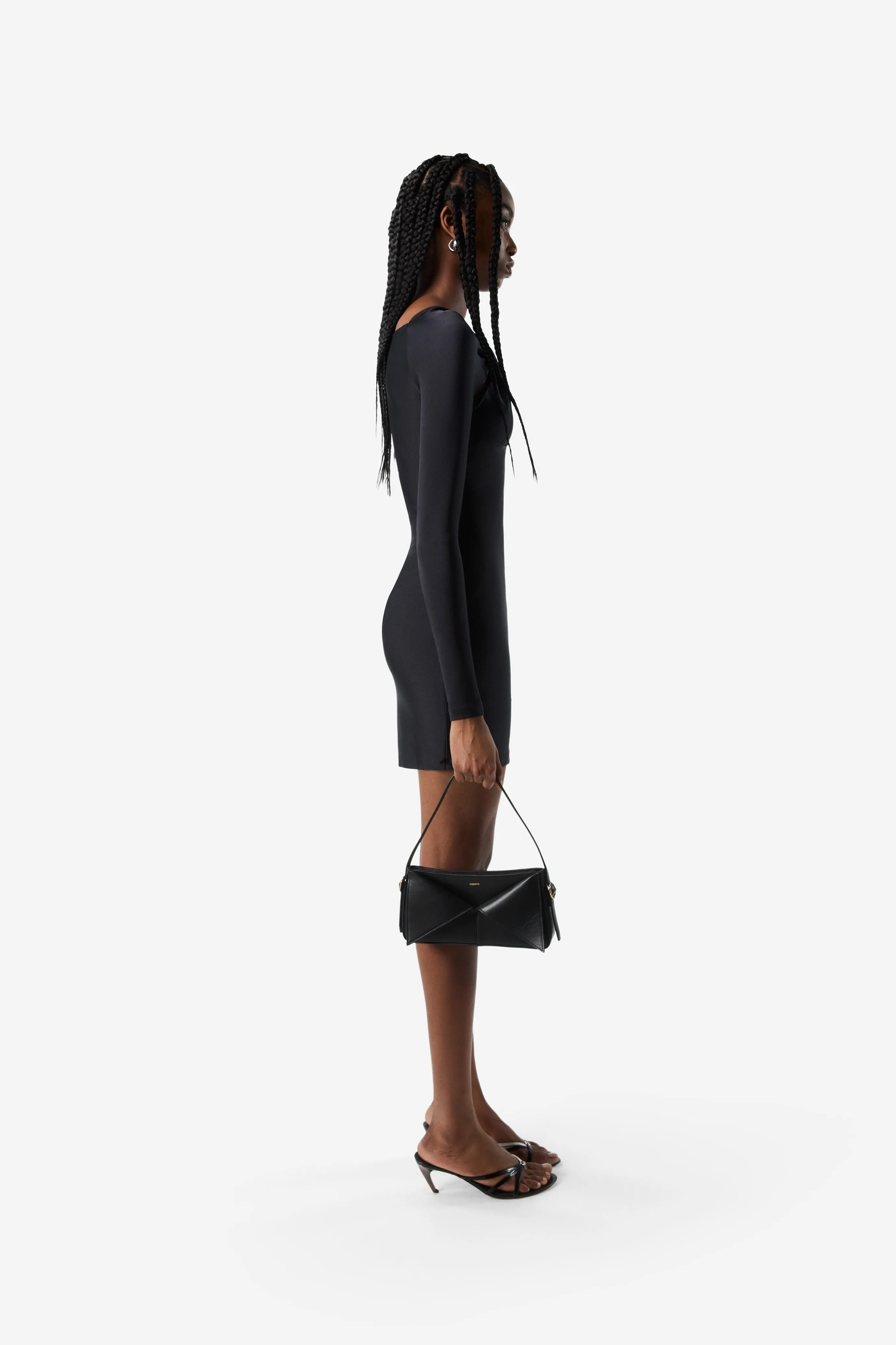 Twisted Cut-Out Jersey Dress