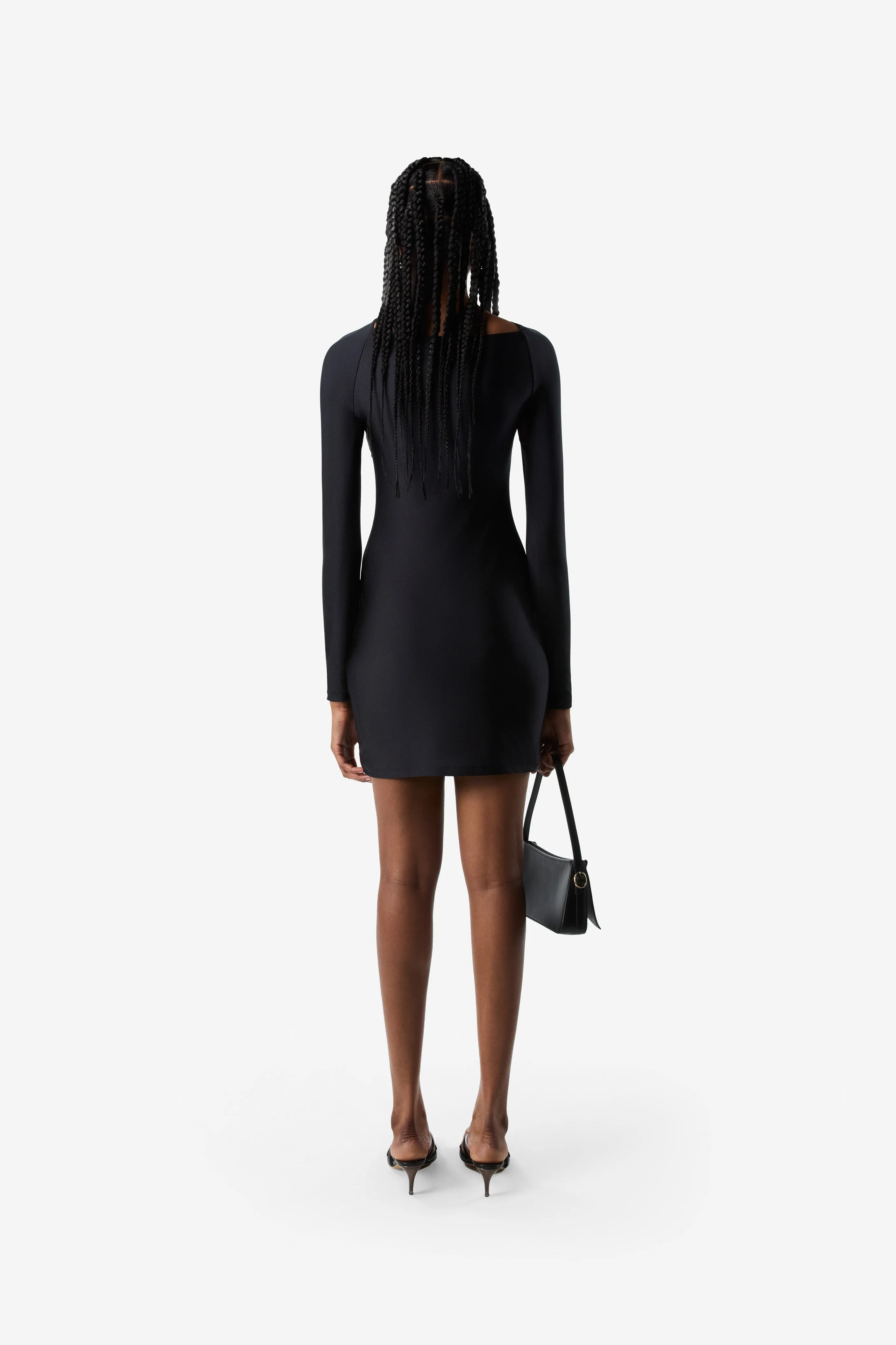 Twisted Cut-Out Jersey Dress