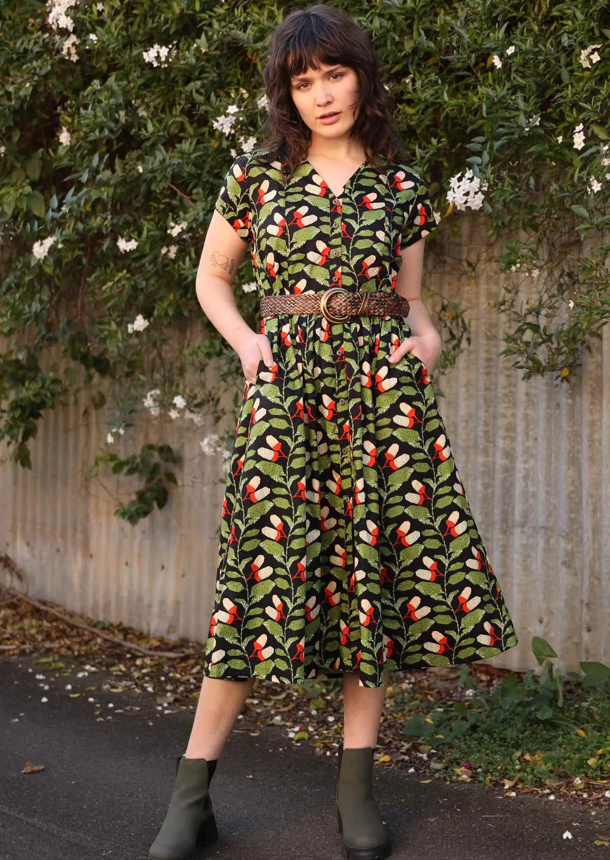 Vivien Dress Oak