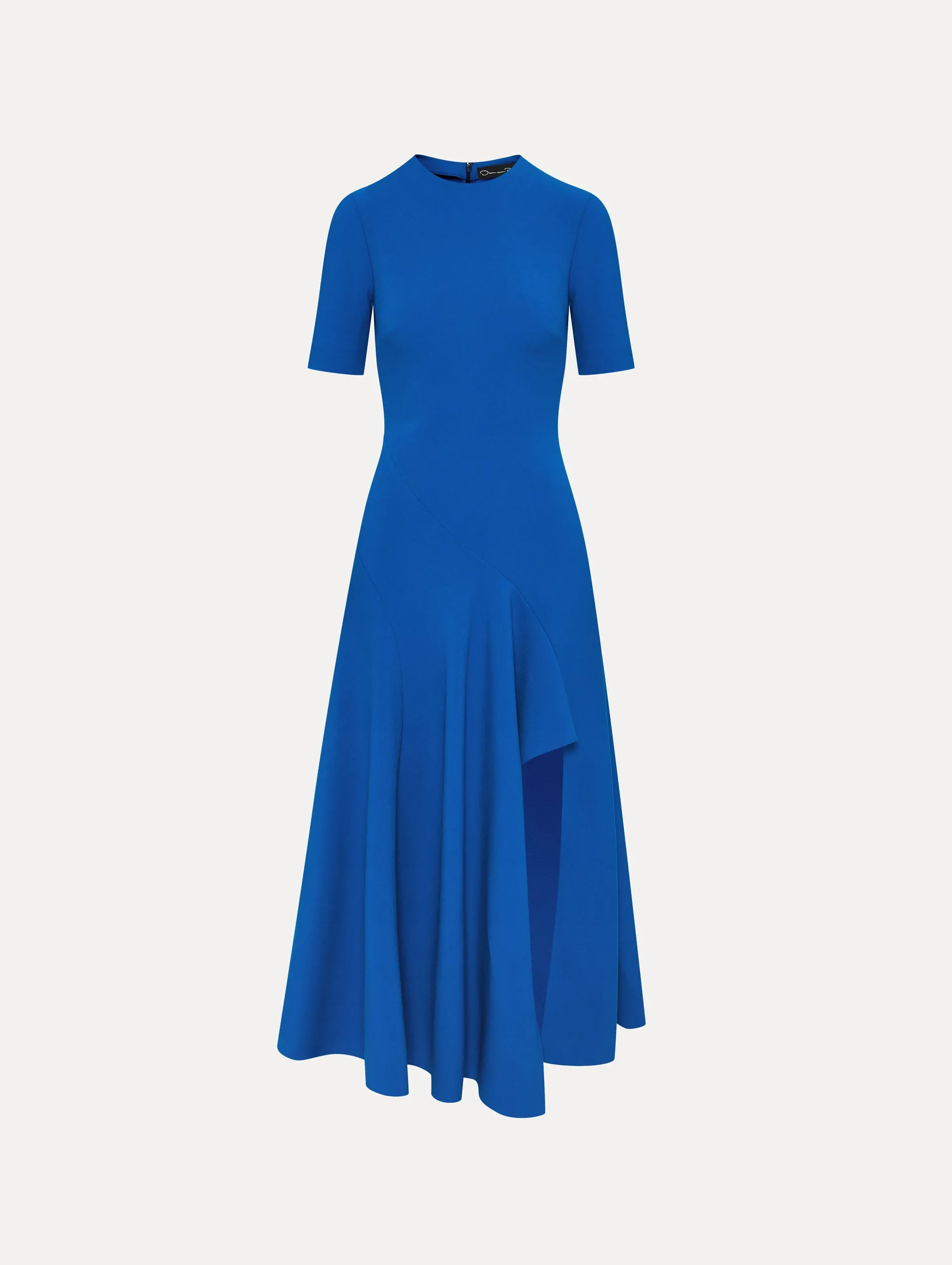 Wave Detail Midi Dress