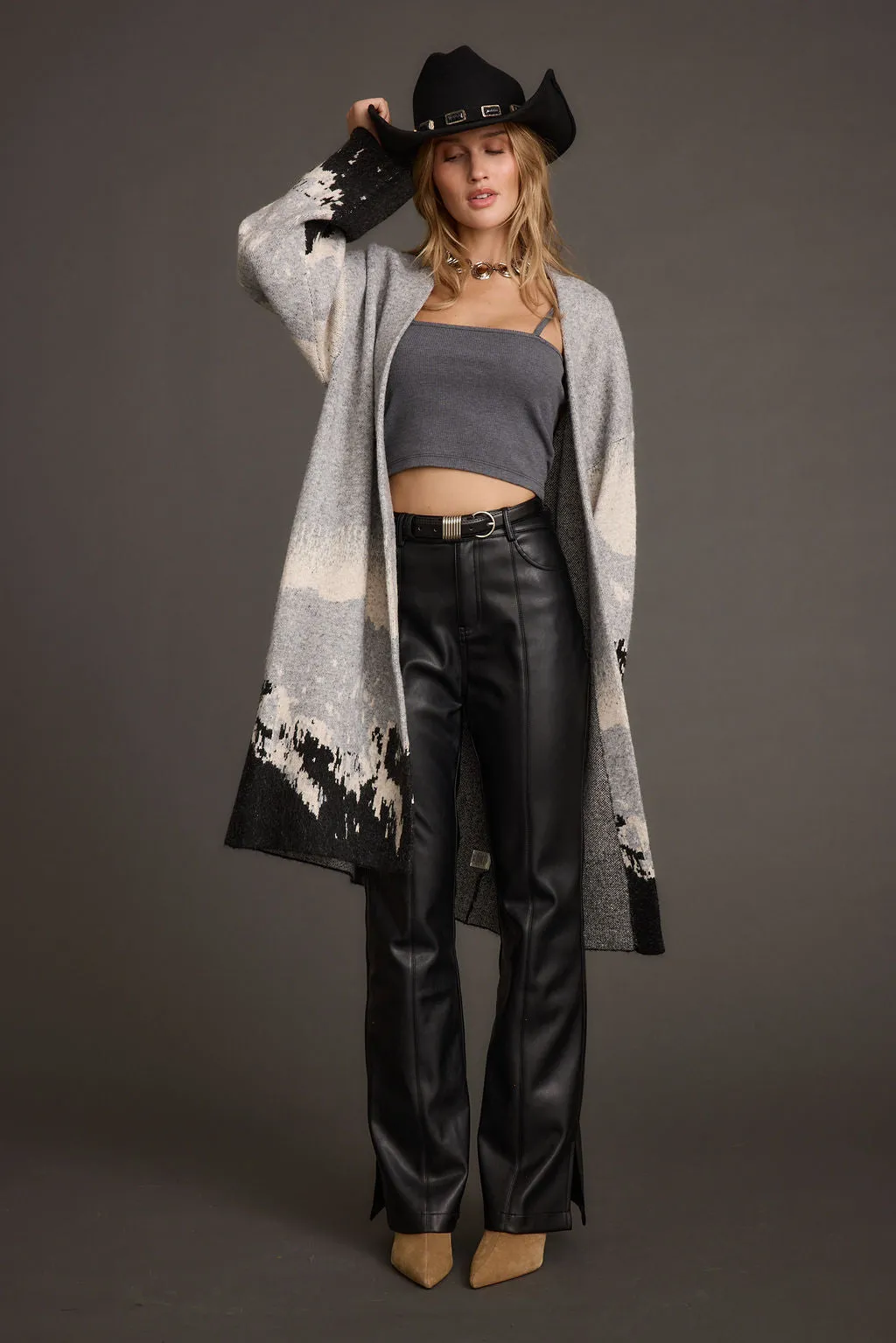 Yellowstone Printed Duster Cardigan