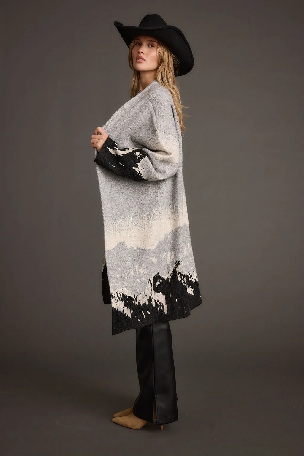 Yellowstone Printed Duster Cardigan