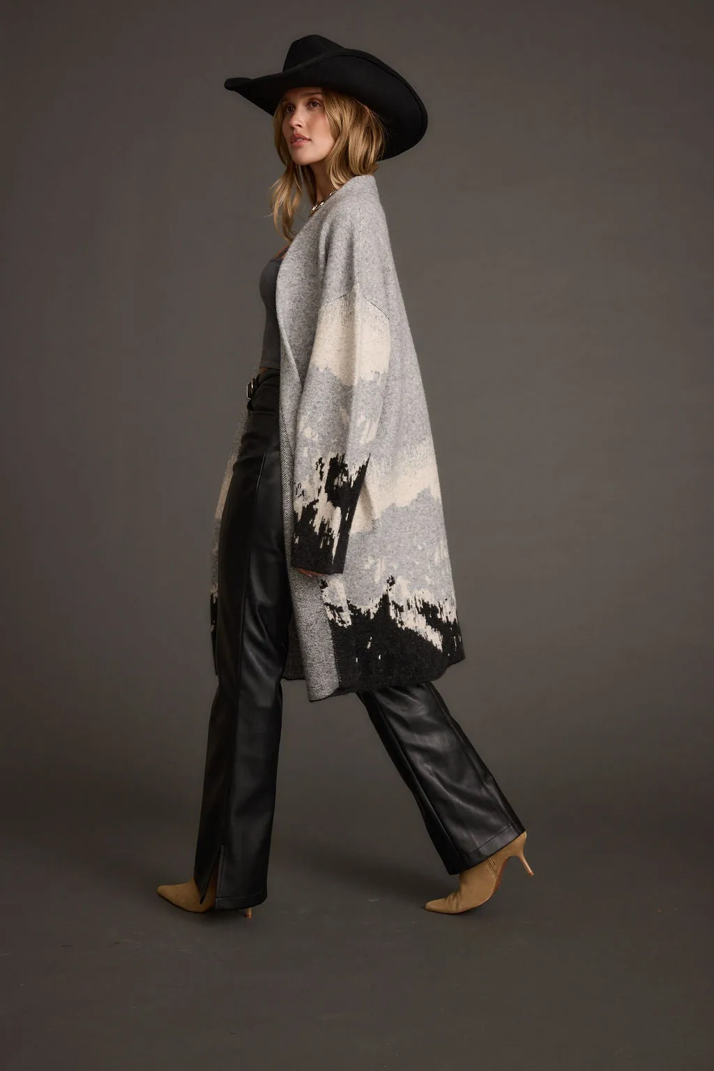 Yellowstone Printed Duster Cardigan