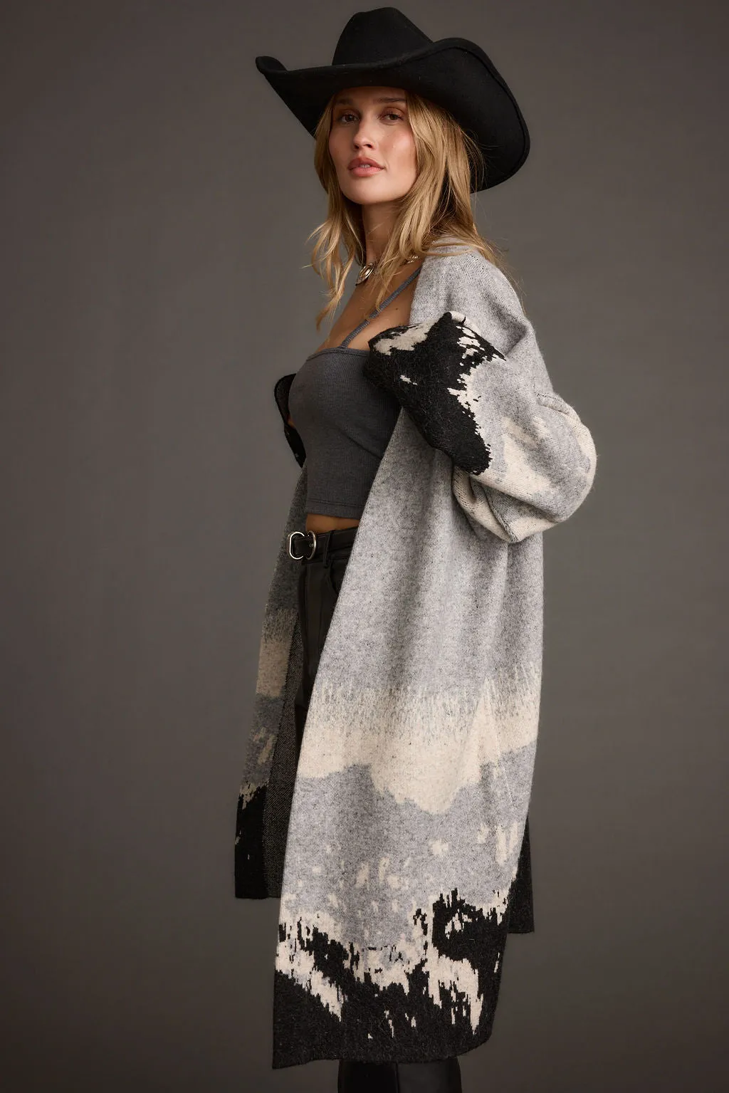 Yellowstone Printed Duster Cardigan