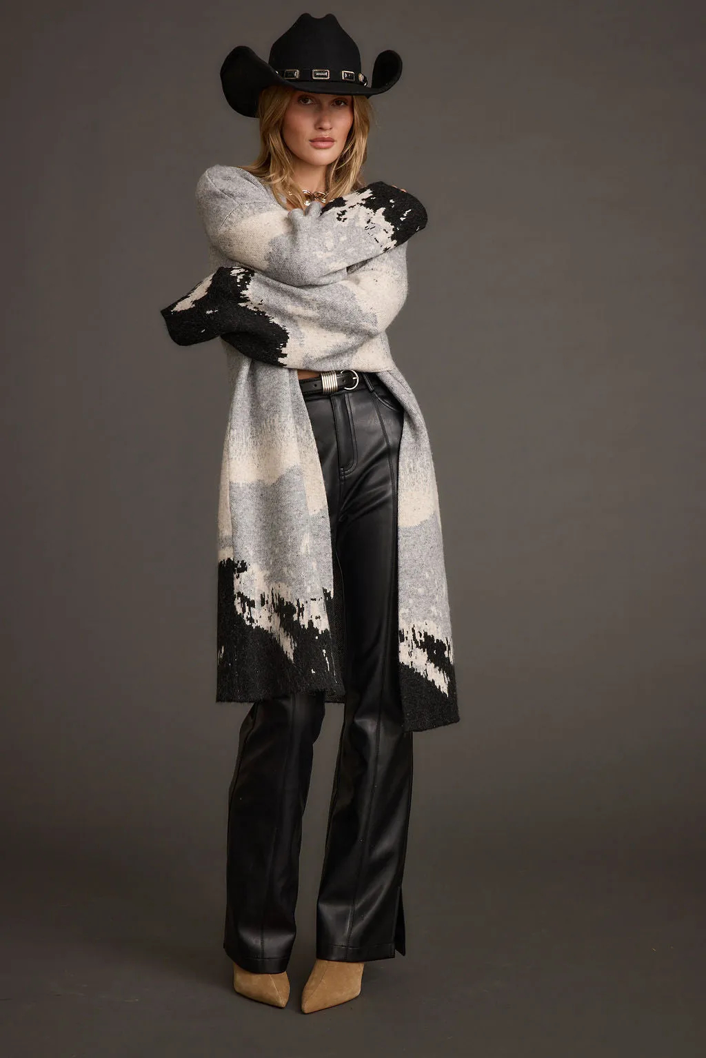 Yellowstone Printed Duster Cardigan